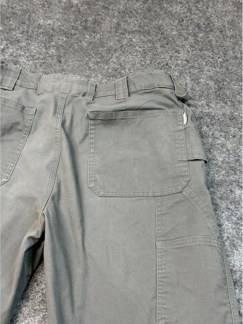 Duluth Trading Fire Hose Cargo Pants Mens 38x30 CoolMax Flex Gray Work